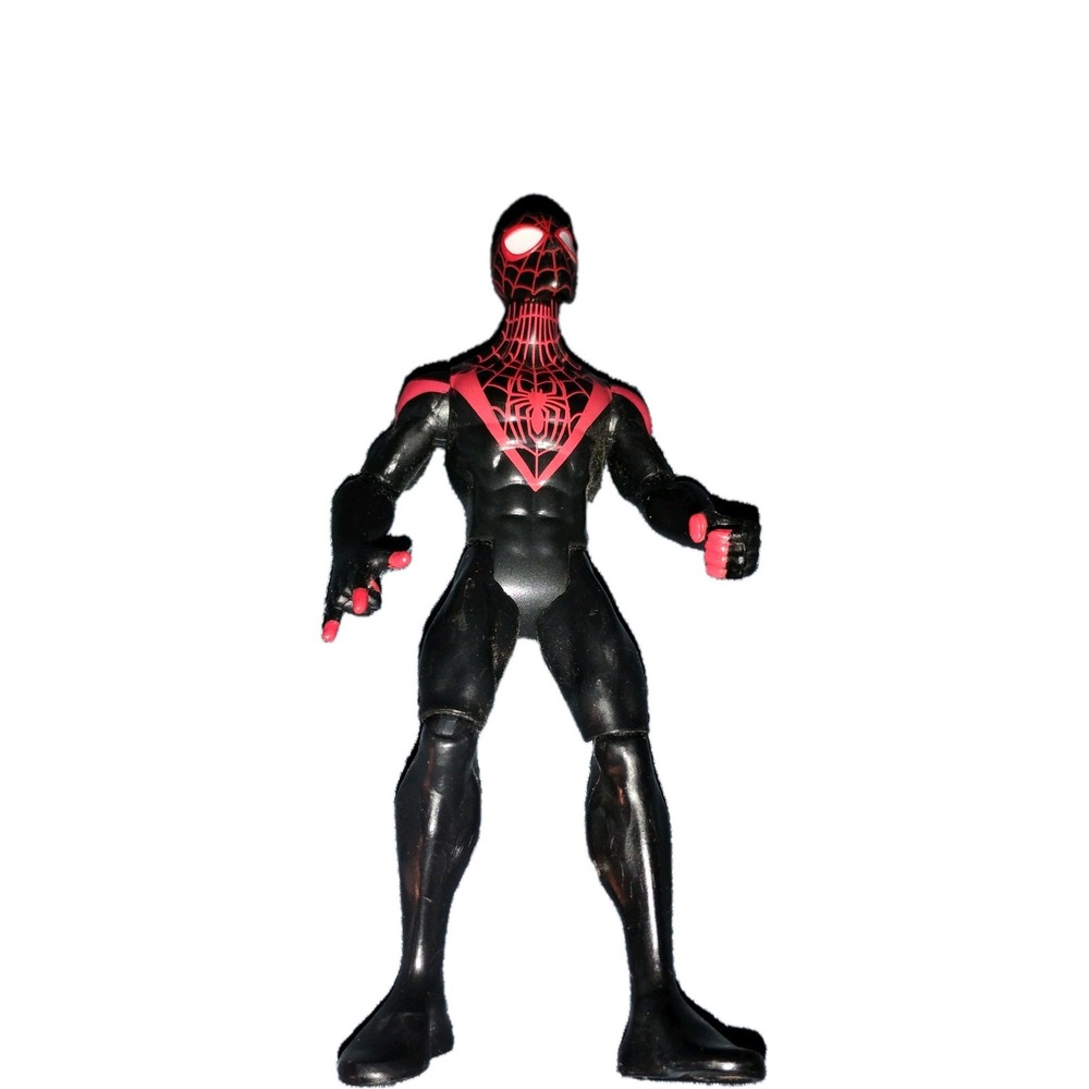 2015 Marvel Ultimate‎ Spider-Man Black Suit 5.5" Action Figure Miles Morales